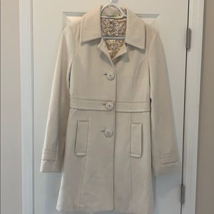 Tulle Medium winter white pea coat